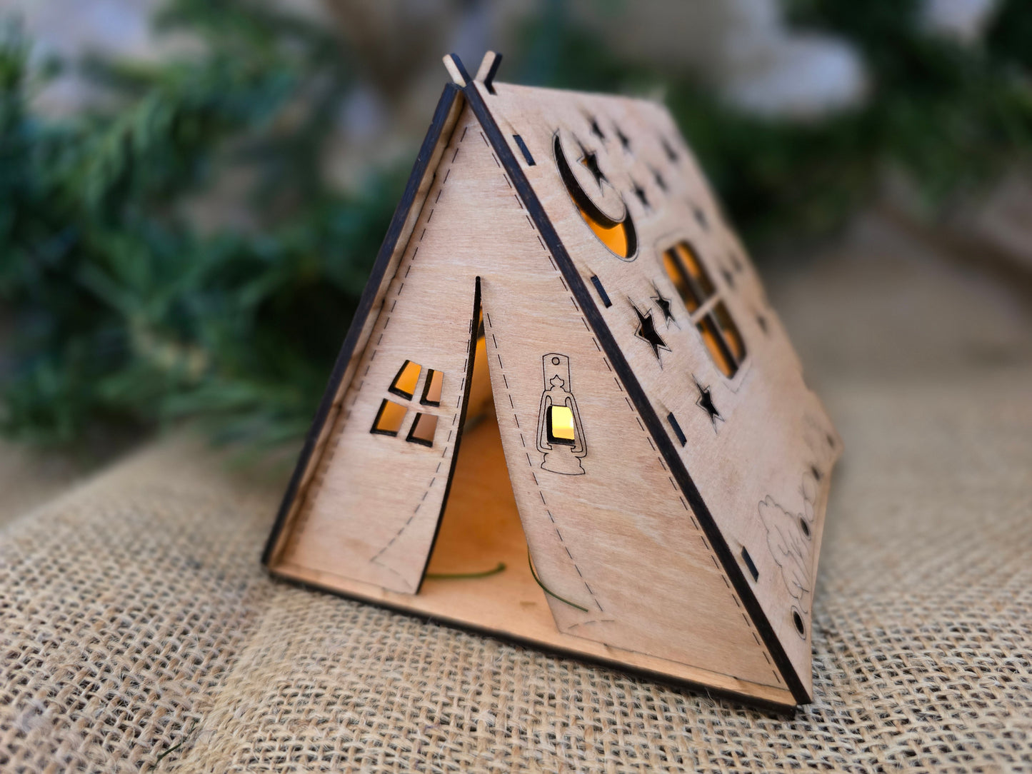 Tea Light Tent Luminary