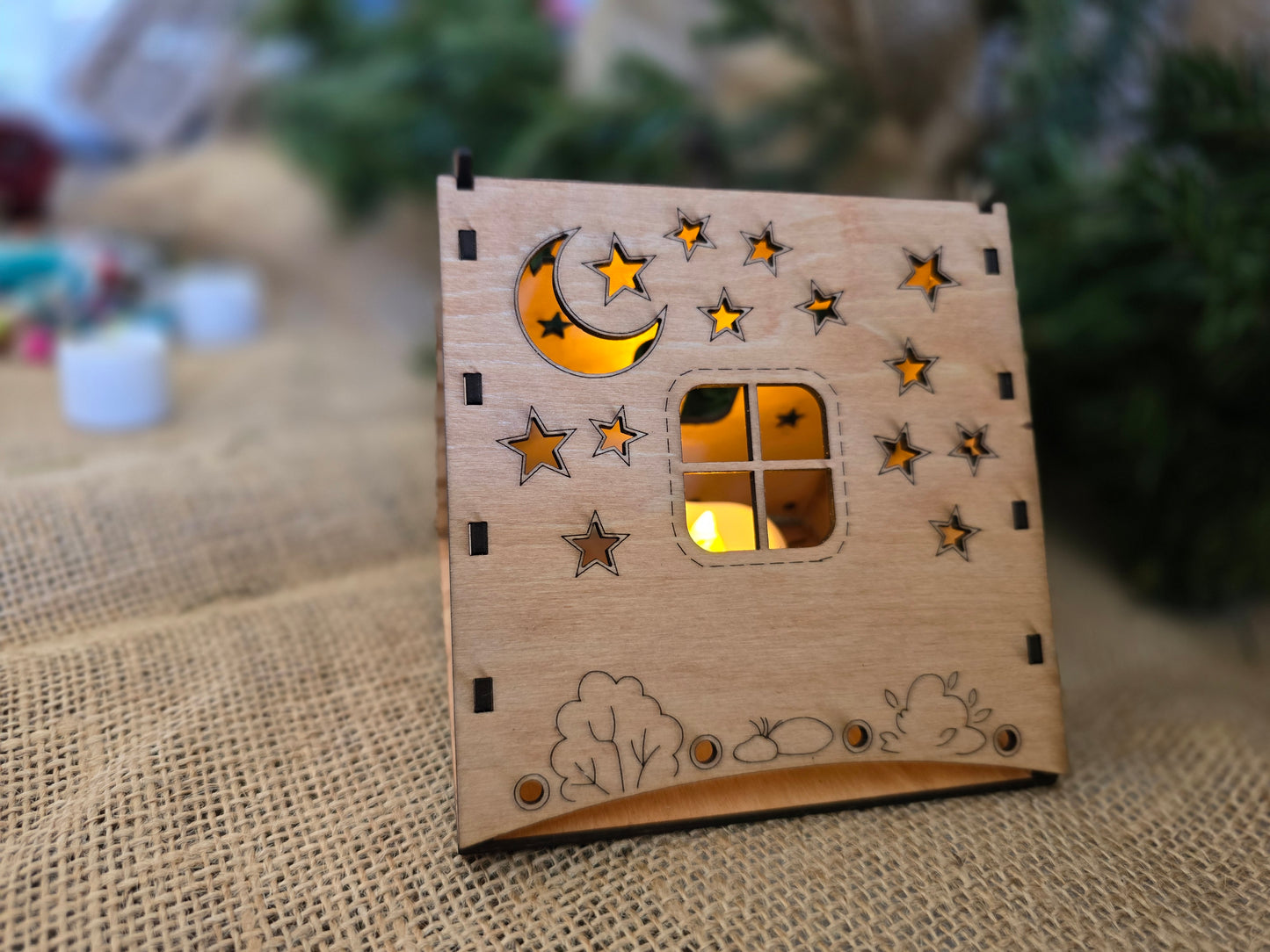 Tea Light Tent Luminary