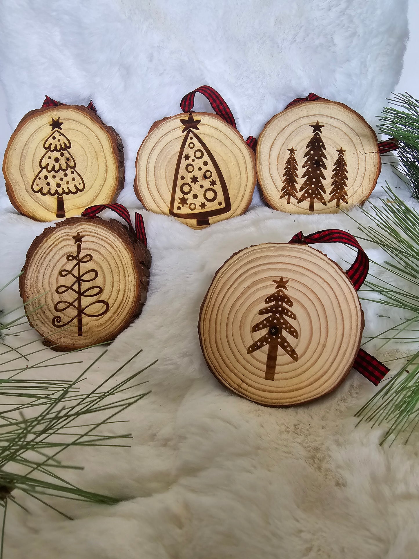 Live Edge Ornaments (Joy Set)