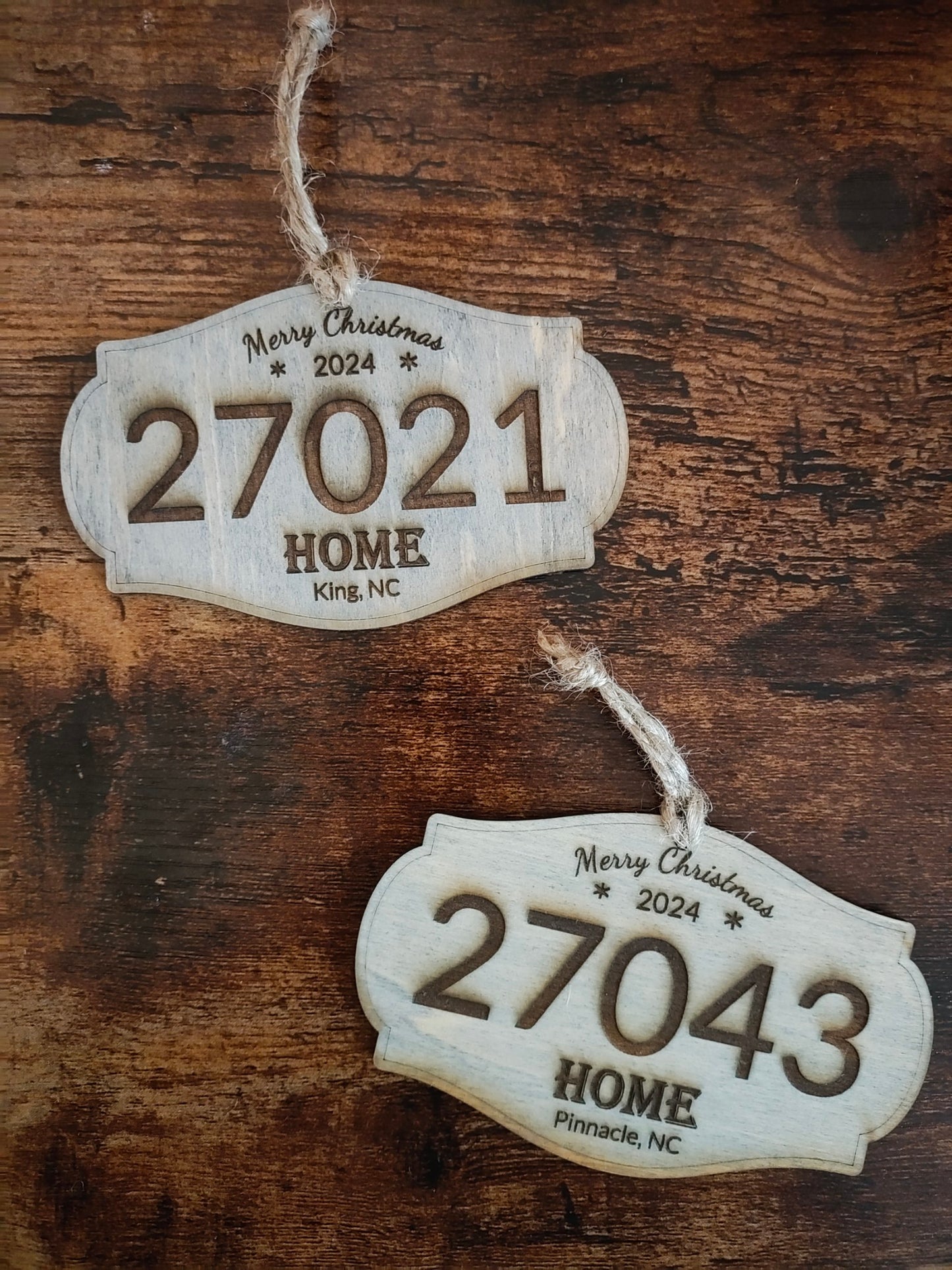 Zip code Ornament