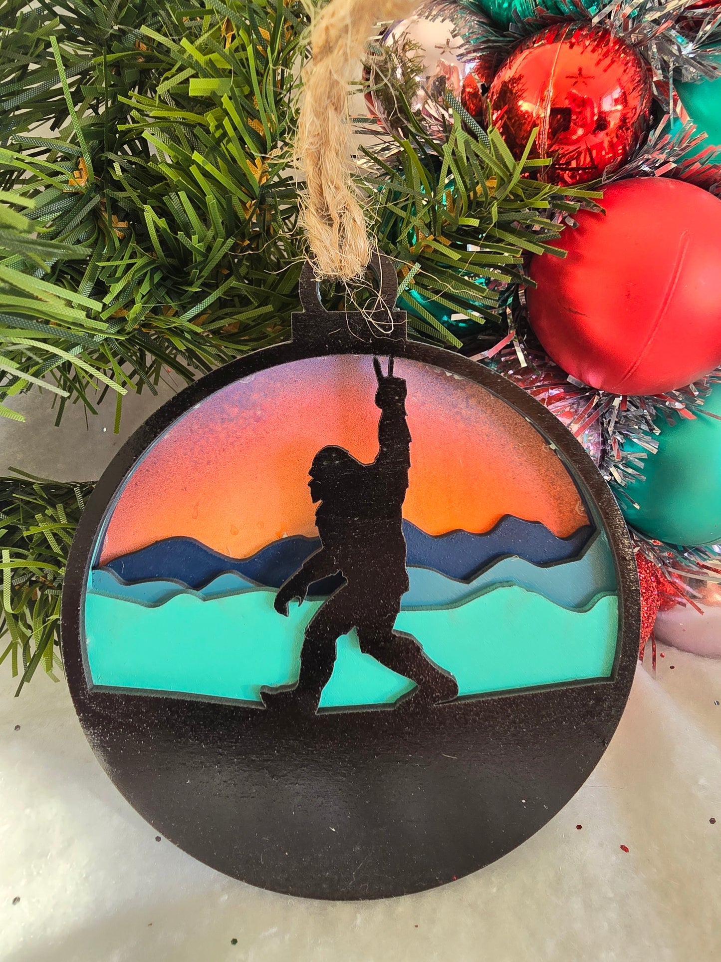 Peaceful Big Foot Ornament