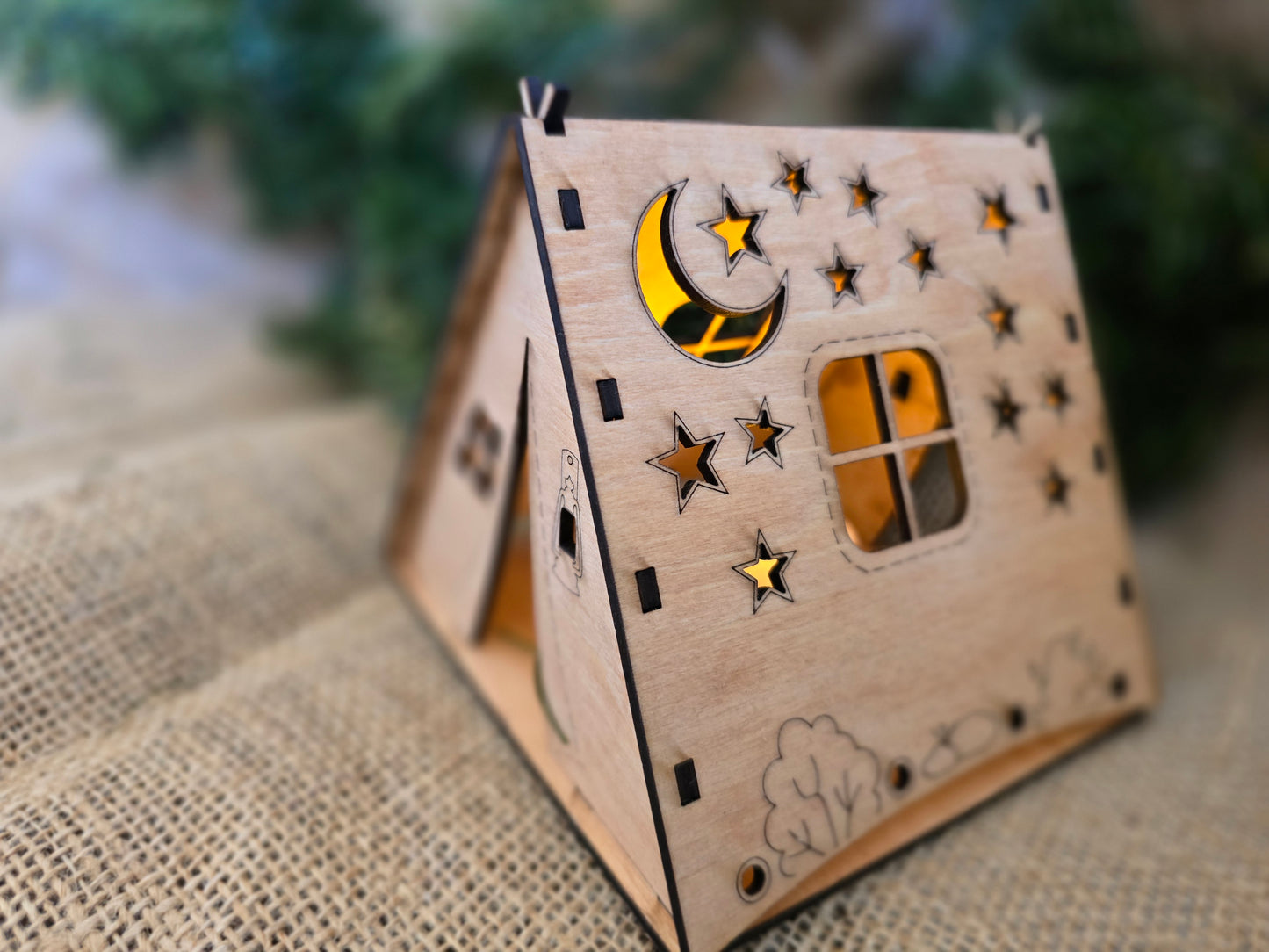 Tea Light Tent Luminary