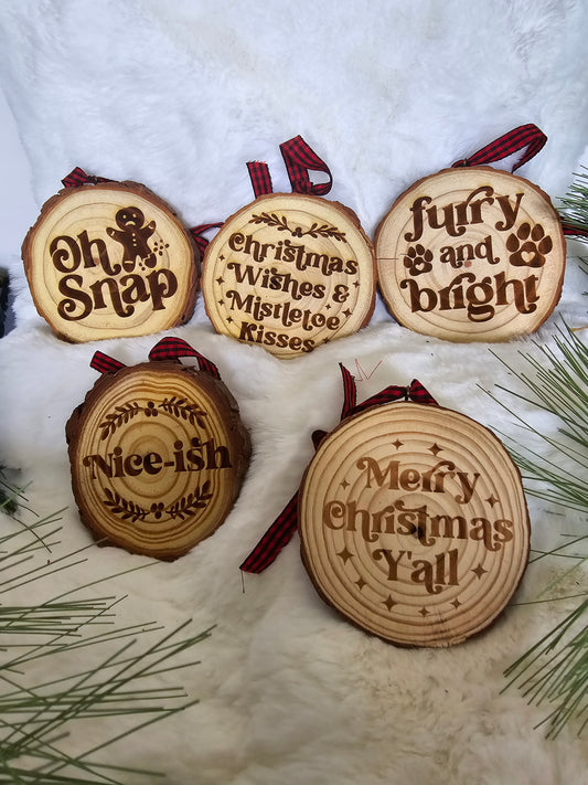 Live Edge Ornament (Fun Set)