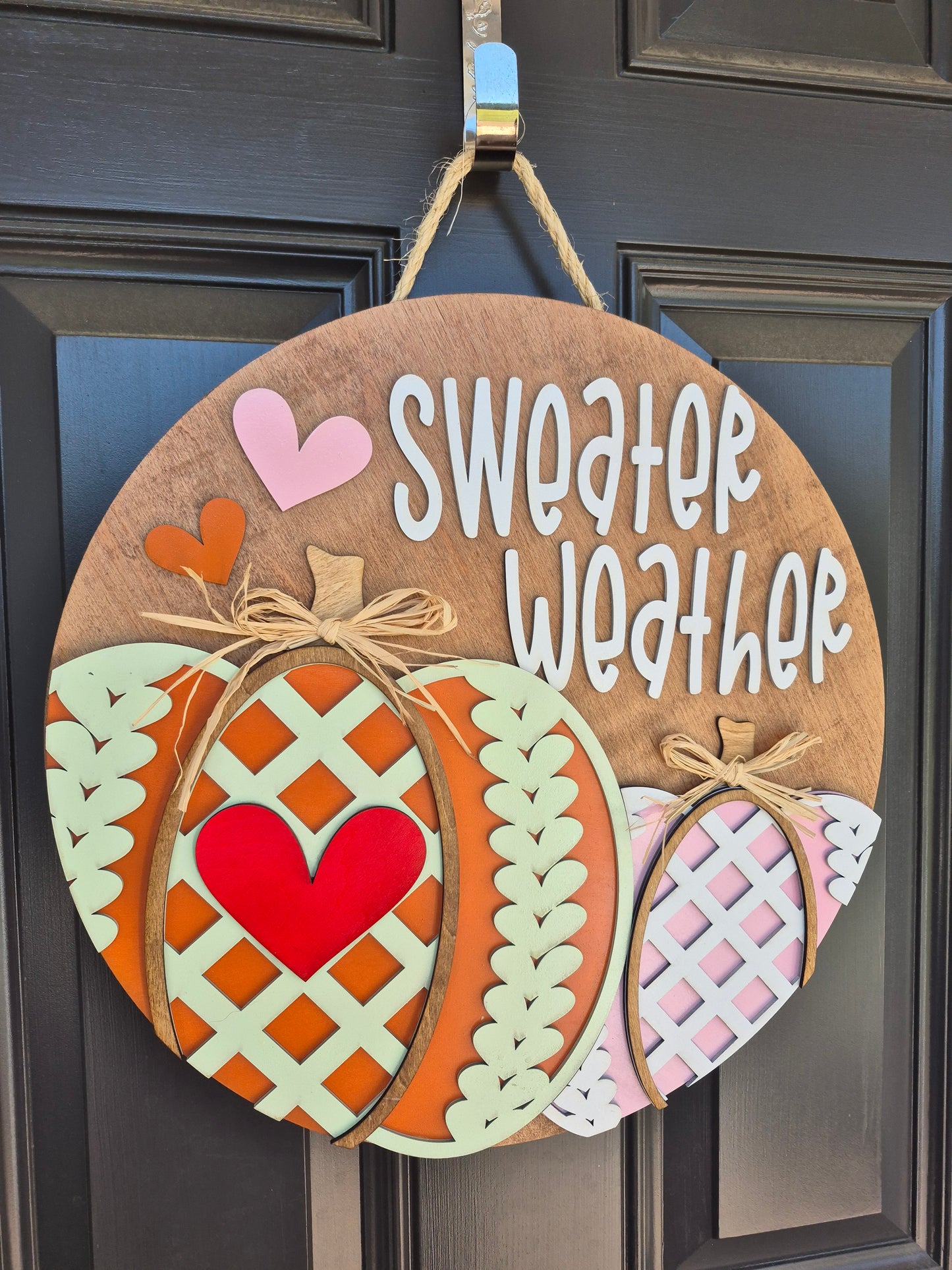 Sweater Weather Door Hanger
